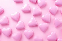  Hearts background confectionery backgrounds petal. AI generated Image by rawpixel.