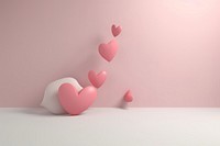  Hearts background pink pink background celebration. AI generated Image by rawpixel.