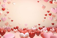  Hearts background backgrounds pink celebration. AI generated Image by rawpixel.