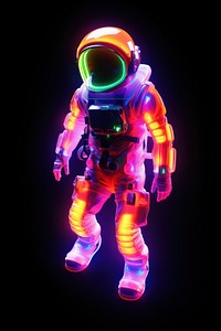 Space illuminated futuristic protection.