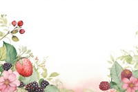 Berry raspberry painting pattern.