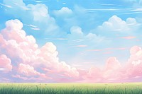  Pastel sky landscape backgrounds outdoors. AI generated Image by rawpixel.