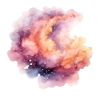 Metaverse in Watercolor style astronomy nebula galaxy.