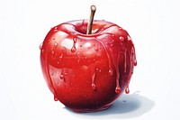 Candied apple fruit plant food. AI generated Image by rawpixel.