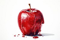 Candied apple fruit food freshness. AI generated Image by rawpixel.