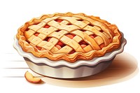 Apple pie dessert food cake. AI generated Image by rawpixel.