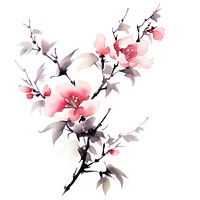 Rosa chinensis blossom flower plant. AI generated Image by rawpixel.