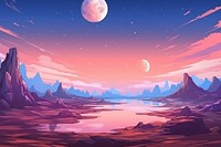 Surface on planet landscape backgrounds astronomy.