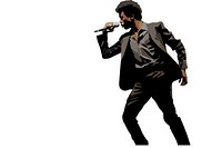 Men black Person singing person adult white background.