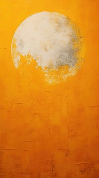 Minimal space sun painting astronomy moon.