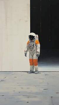 Minimal space with astronaut architecture protection astronomy.