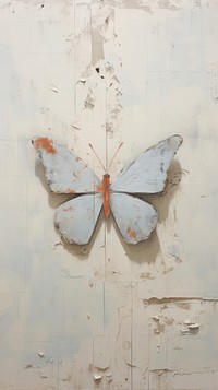 Minimal style butterfly painting animal insect.