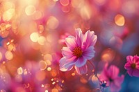 Flower icon pattern bokeh effect background backgrounds outdoors blossom.