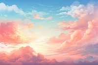  Summer sky backgrounds outdoors horizon. AI generated Image by rawpixel.