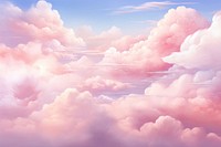  Pink cloud background backgrounds outdoors nature. AI generated Image by rawpixel.