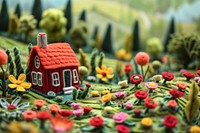 Farm in flower garden outdoors nature confectionery.