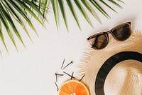 Summer sunglasses outdoors nature. AI generated Image by rawpixel.