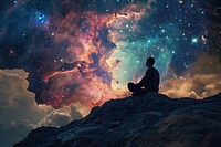 Meditation astronomy universe outdoors.