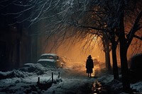Winter outdoors weather nature. AI generated Image by rawpixel.