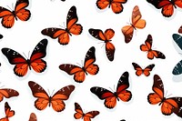  Butterfly vector background backgrounds pattern animal. AI generated Image by rawpixel.
