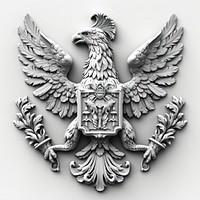Bas-relief a heraldry texture emblem symbol badge.