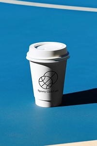 Disposable cup mockup psd