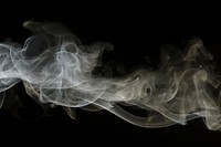 Onzen fog effect smoke backgrounds black. AI generated Image by rawpixel.