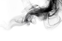 Black burning smoke effect backgrounds white fog. AI generated Image by rawpixel.