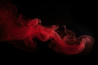 Red fog effect smoke backgrounds black. AI generated Image by rawpixel.