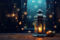 Arabic lantern of ramadan celebration lighting spirituality.