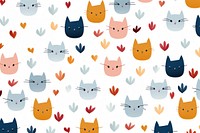  Small cats pattern backgrounds creativity. AI generated Image by rawpixel.