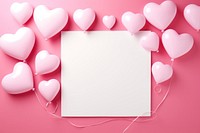 Balloon heart paper pink. AI generated Image by rawpixel.