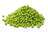 A pile of green peas backgrounds vegetable plant.