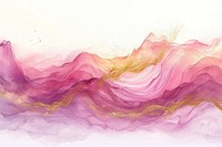 Watercolor illustration of wave backgrounds pink creativity.