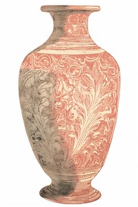 Illustration of a vase pottery jar art.