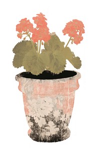 Illustration of a Flower Pot flower plant pot.