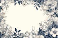 Toile with jasmine border pattern backgrounds illustrated.