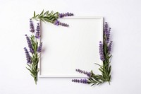 Rectangle frame handmade floral Lavender.
