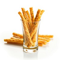 Bread sticks food snack glass. AI generated Image by rawpixel.