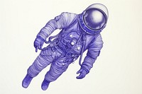 Drawing astronaut sketch illustrated protection.