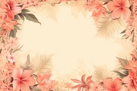 Realistic vintage drawing of fox border backgrounds pattern texture.