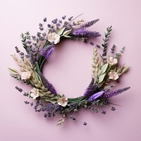 Lavender wreath craft sage.