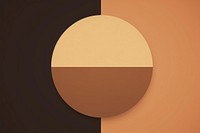  Circle brown geometric background solid. AI generated Image by rawpixel.