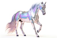 Horse iridescent stallion animal mammal.