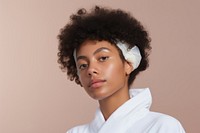 Young beautiful african american woman in skincare and beauty routine portrait adult photography.