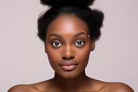 Young beautiful african american in skincare and beauty routine portrait adult individuality.