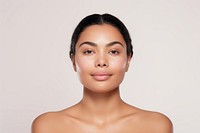 Young beautiful latin woman in skincare and beauty routine portrait adult tranquility.