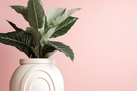 Houseplant flower vase leaf. AI generated Image by rawpixel.