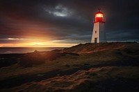  Nort light in Iceland architecture lighthouse building. AI generated Image by rawpixel.