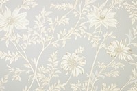 Starwort wallpaper pattern white.